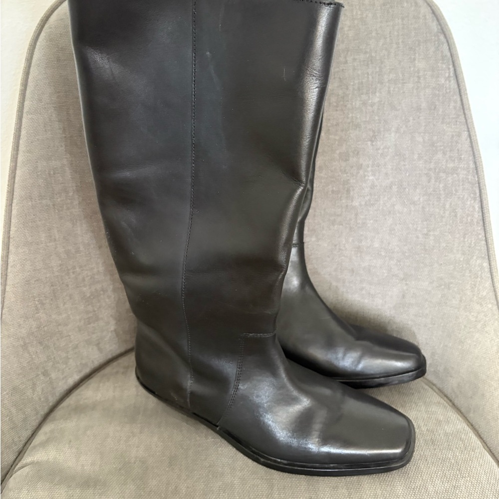 Madewell Black Over the Knee Boots